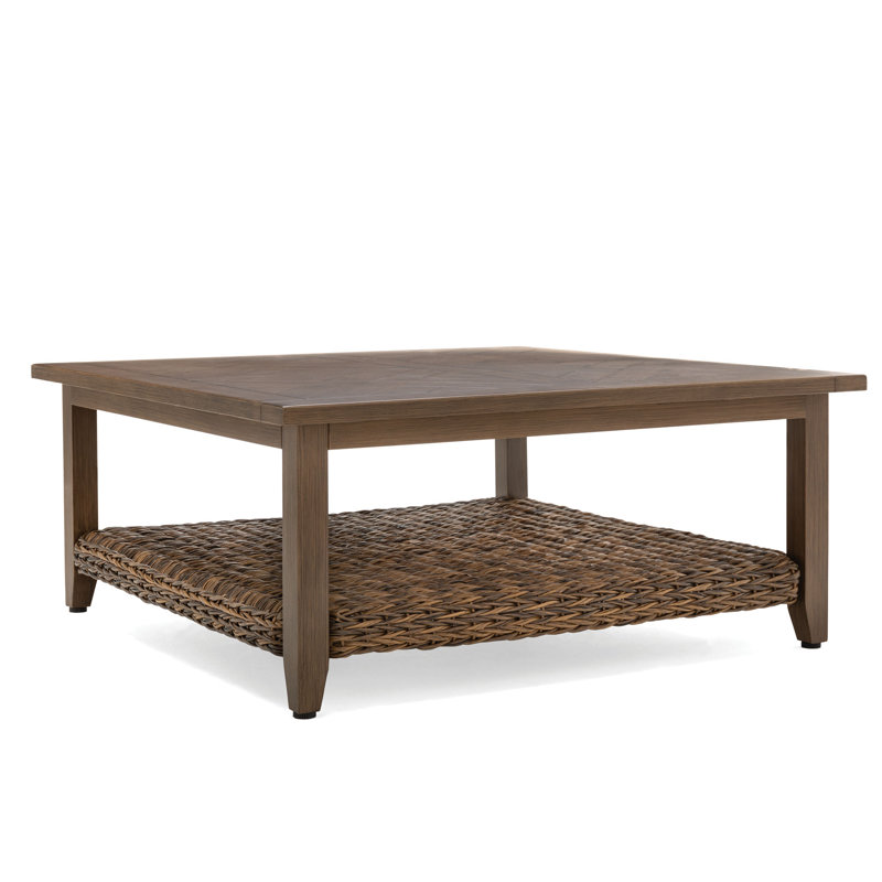 Cayman Square Metal Outdoor Chat Table , 42'' in. W 42'' in. D