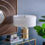 Lampe de table avec abat-jour tambour