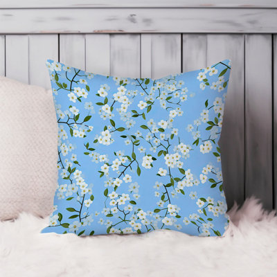 Floral Blue Flower Floral Modern Cottagecore Pattern I Flowers Modern Cottage
