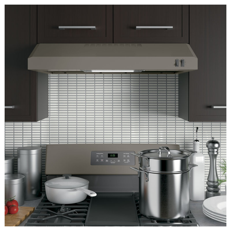 30" 200 CFM Convertible Under Cabinet Range Hood, Slate