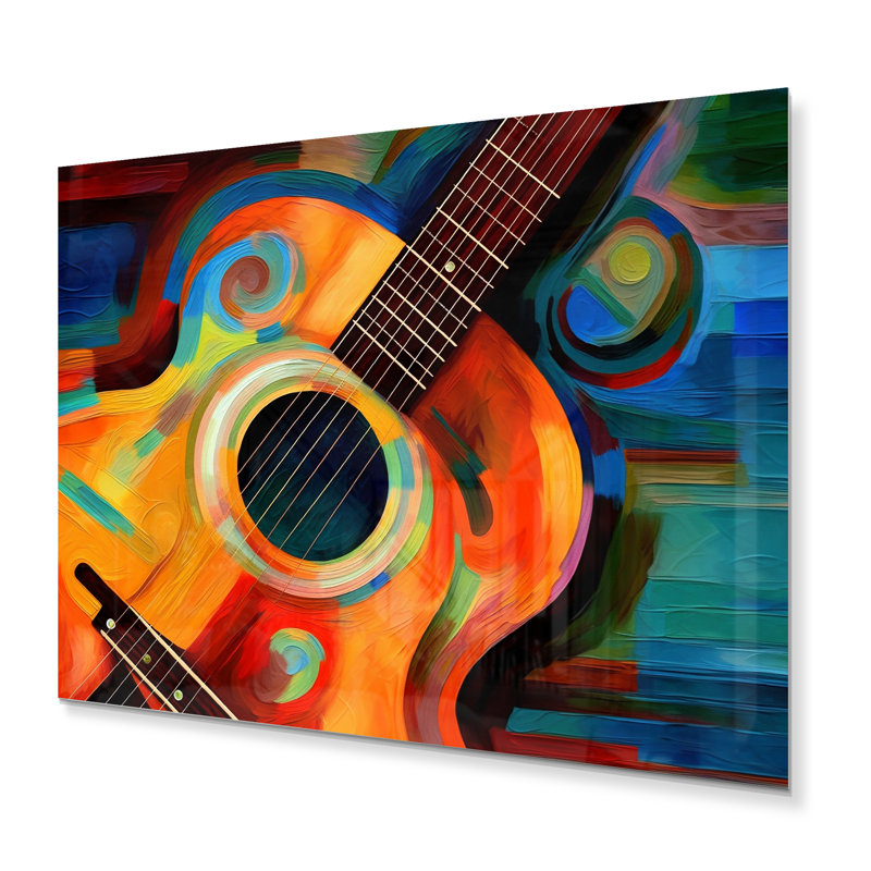 Music in Color I - Music Metal Wall Decor, 12" H x 20" W