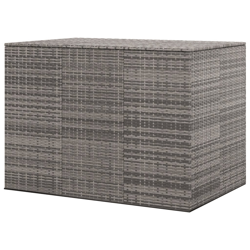 Ebern Designs Lubeck 145cm W 1300L Water Resistant Deck Box, Grey