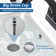 Bathroom Sink Stainless Steel Pop Up Drain With Overflow(2 Pcs)