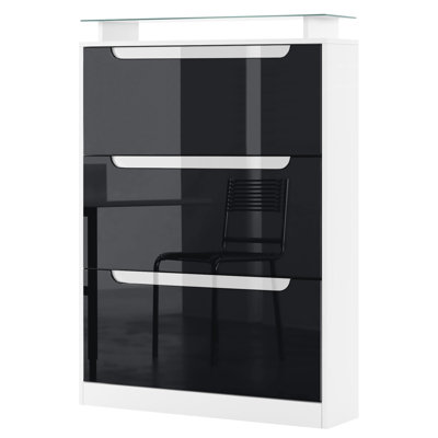 Aceto 24 Pair Shoe Storage Cabinet