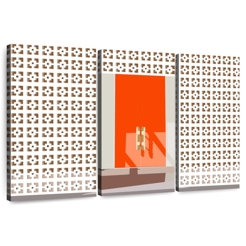 Porte d'entrée moderne Lilie, H 36 po x l 57 po