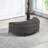 Upholstered Barrel Chair With Ottoman-108805426
