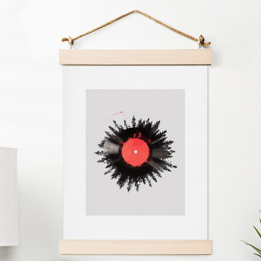 « the vinyling of my life », impression, H 20 po x l 16 po x P 0,13 po