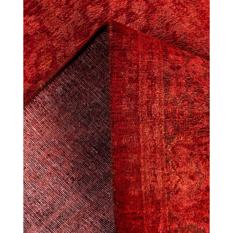 Overyed One-of-a-Kind Runner 2'7" X 12'1" Hand Knotted Area Rug