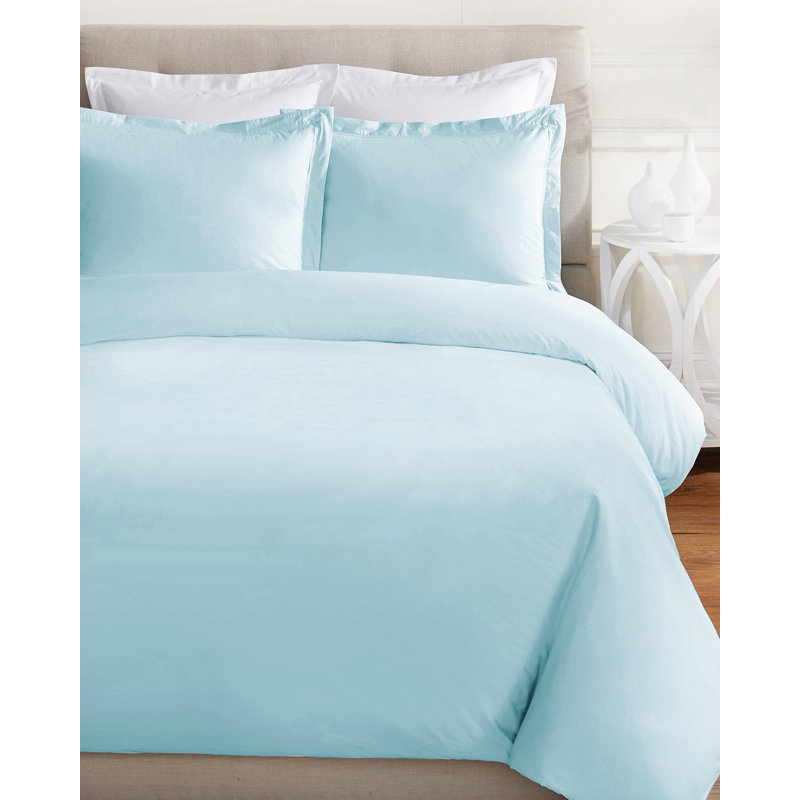 Caroline Duvet Cover, Queen, Aqua