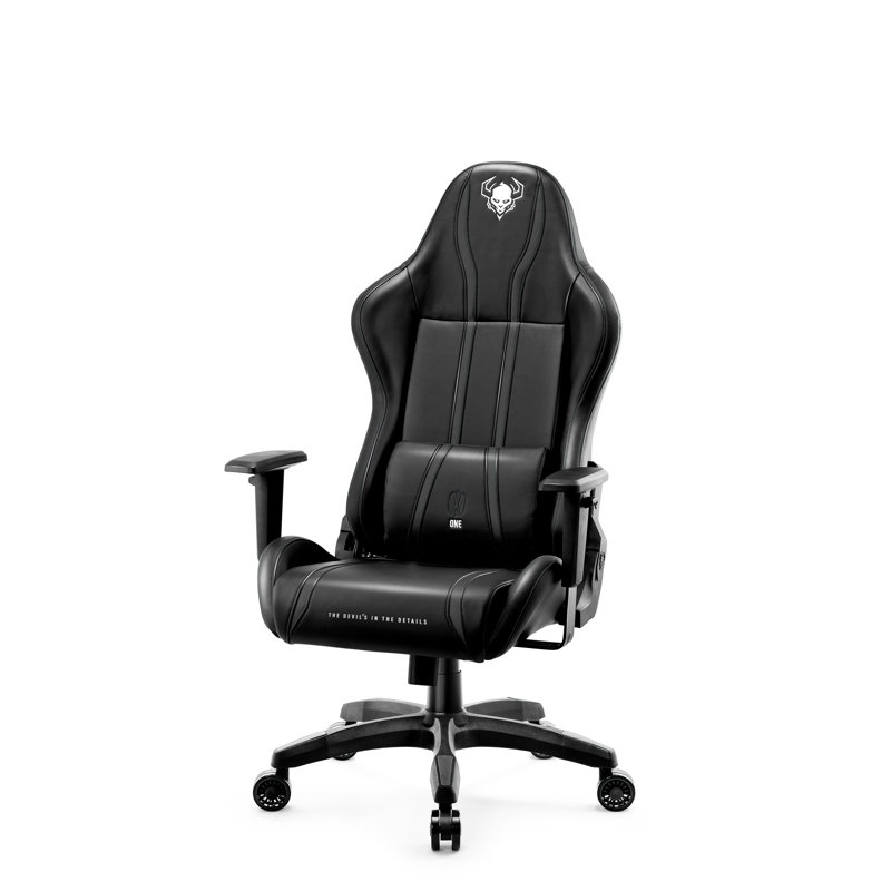 DIABLO CHAIRS Black Executive Chair with Wheels
