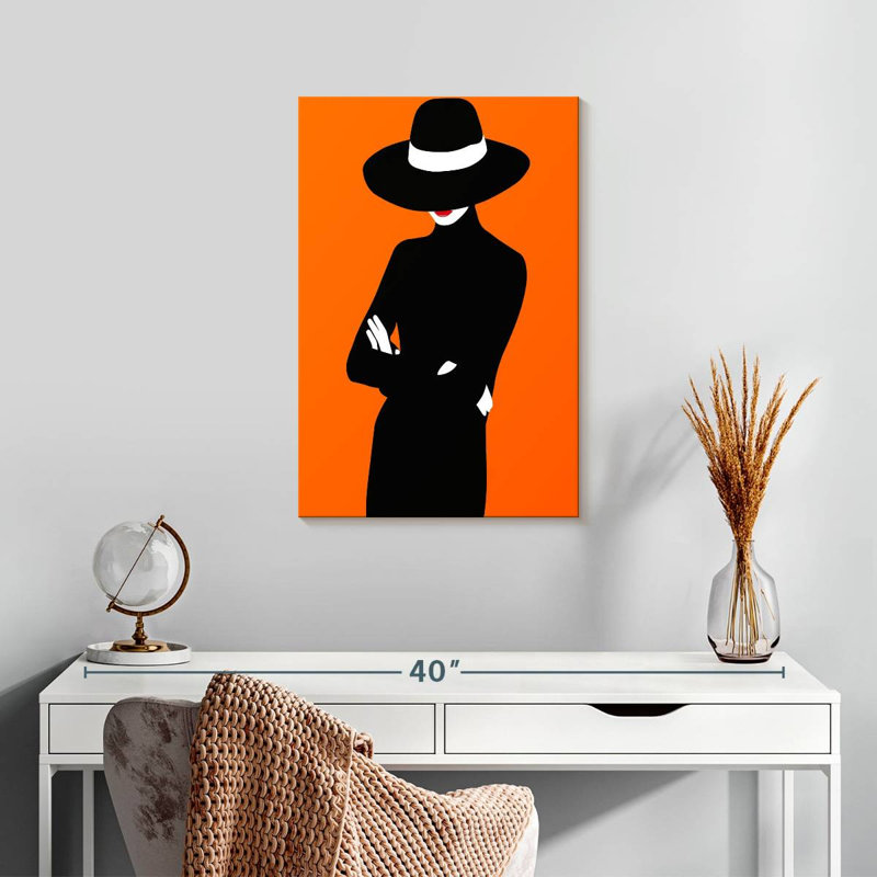 Shuttleworth Lady In Black, 24" H x 16" W