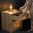 Lyra 3 Drawer Nightstand Set of 2, Fluted Wood Nightstand, Bedside Table Set of 2, 23.9'' H X 22.8'' W X 15'' D, Nature-373400368-373400367