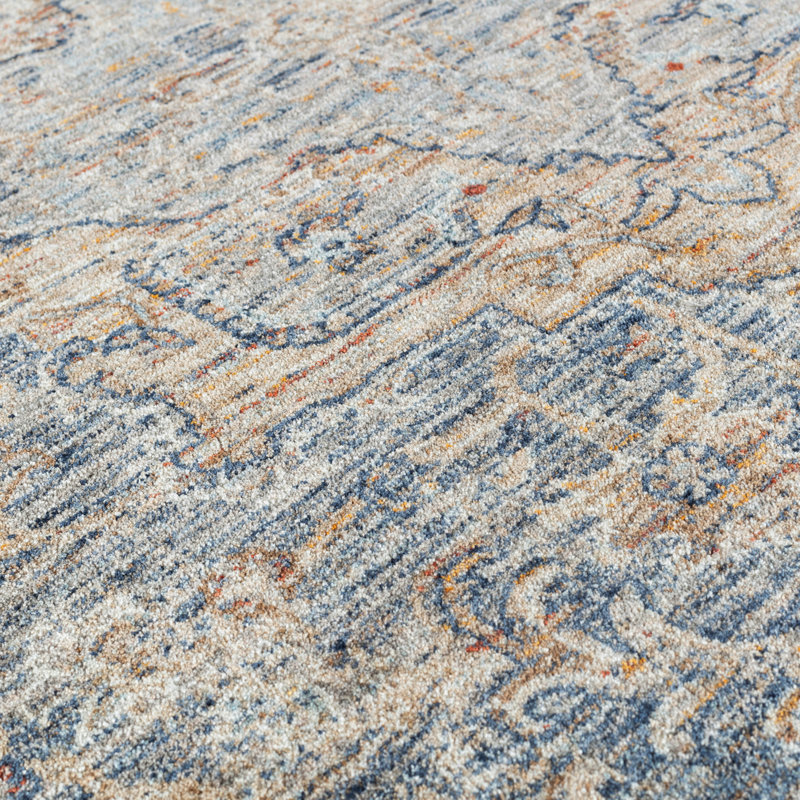 Allart Vintage Inspired Indoor Area Rug, Rectangle 8' x 10'9"