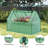 Raised Garden Bed Kit, 4x2x1 FT Galvanized Planter Box with PE Cover-120640978-55850503