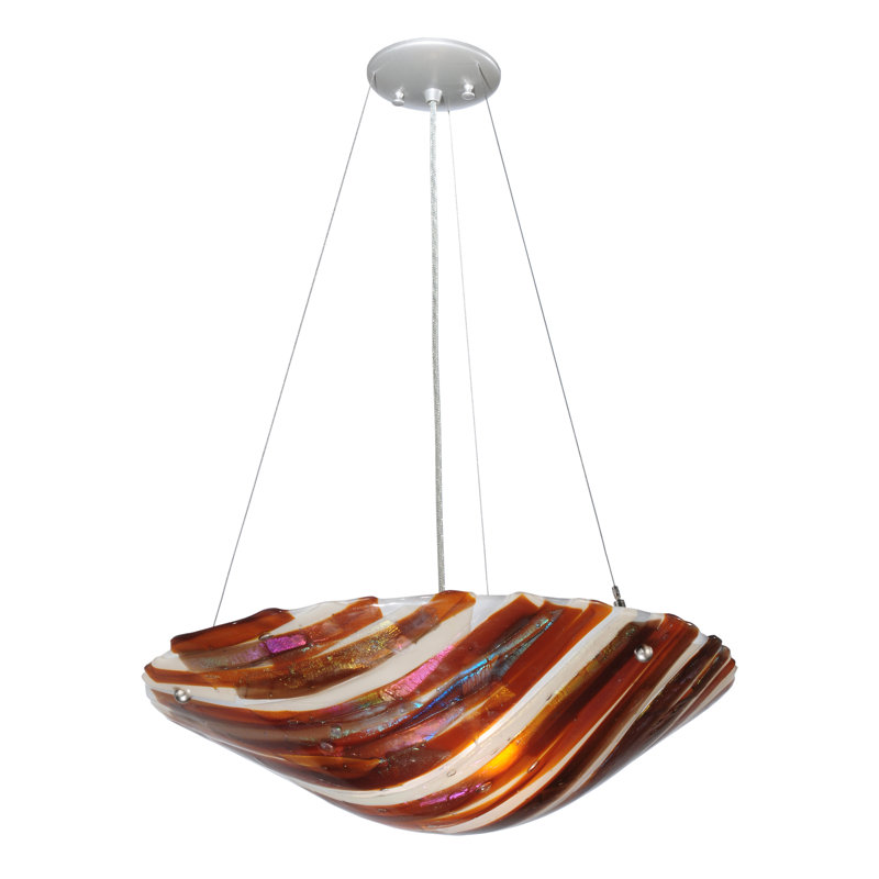 Luminaire suspendu pour bol 2 lumières unique