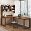 Bureau en bois massif en forme de L brun noisette-1916120453-1916120454