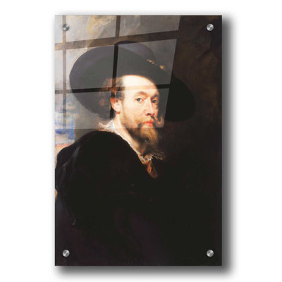 'Self Portrait' by Peter Paul Rubens, Acrylic Wall Art