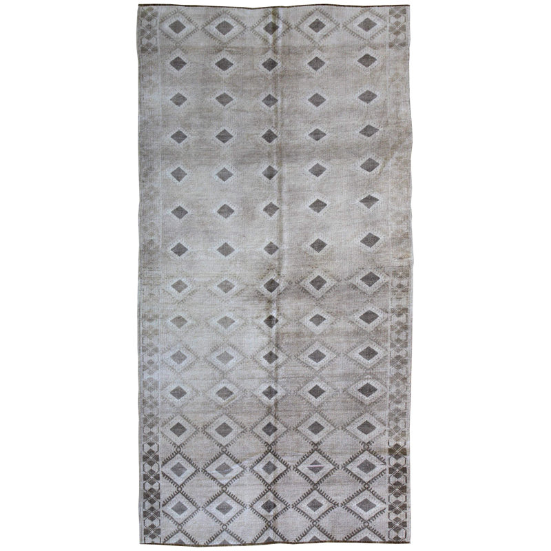 Kars One-of-a-Kind 4'7" X 9'1" 1960s Wool Area Rug in