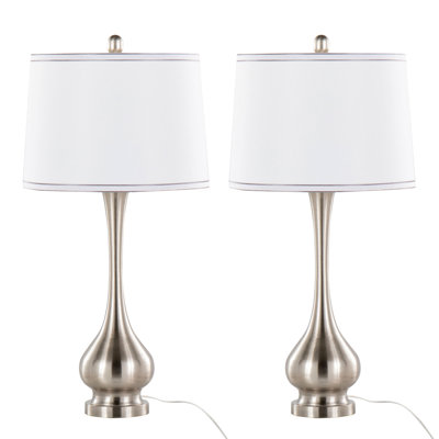 Lampe de table contemporaine en métal