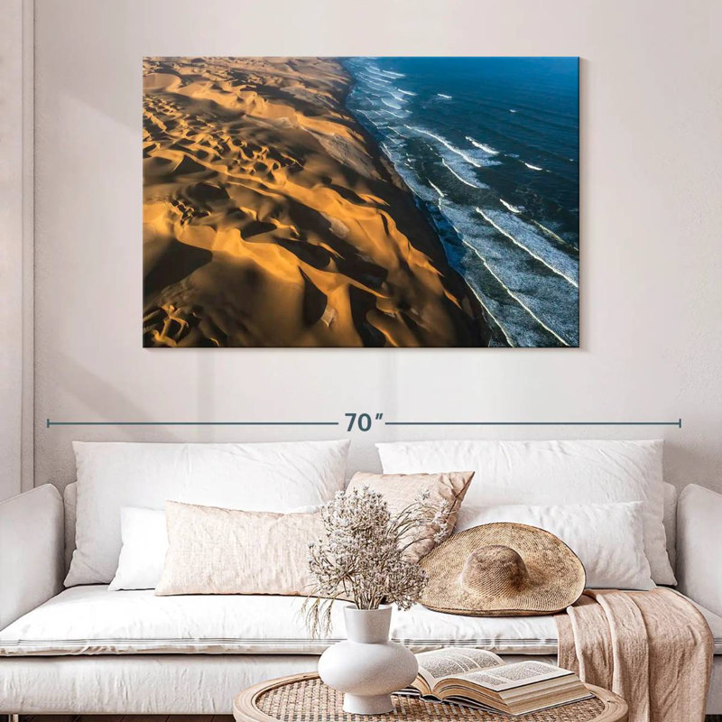 Dunes de sable côtières d'Alvord, H 32 po x l 48 po