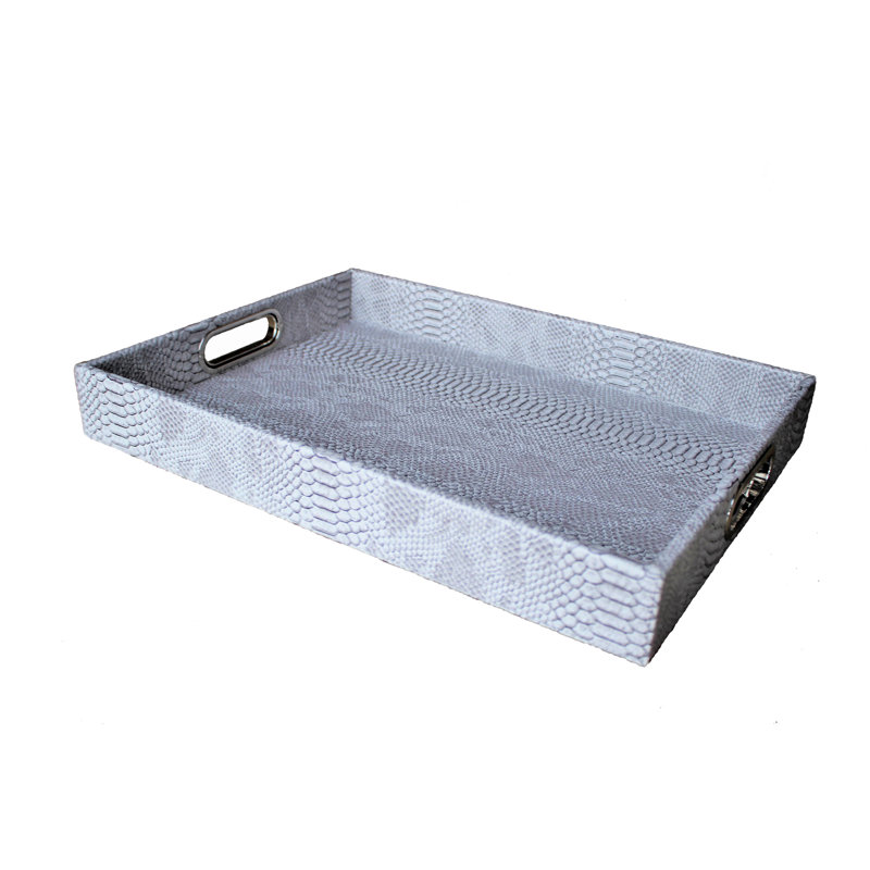 Amiyah Leather / Faux Leather Tray
