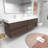 83.4'' Double Bathroom Vanity with Acrylic Top-75263151