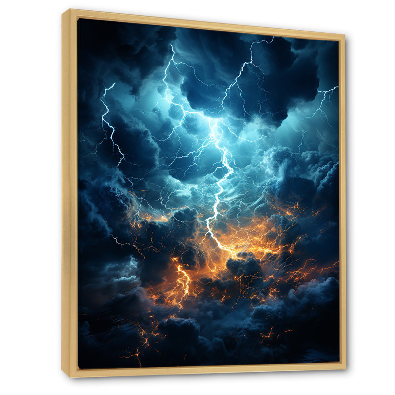 Lightning Ethereal Lightning II, reproduction d'art sur toile, Naturel, H 32 po x l 24 po x P 1 po