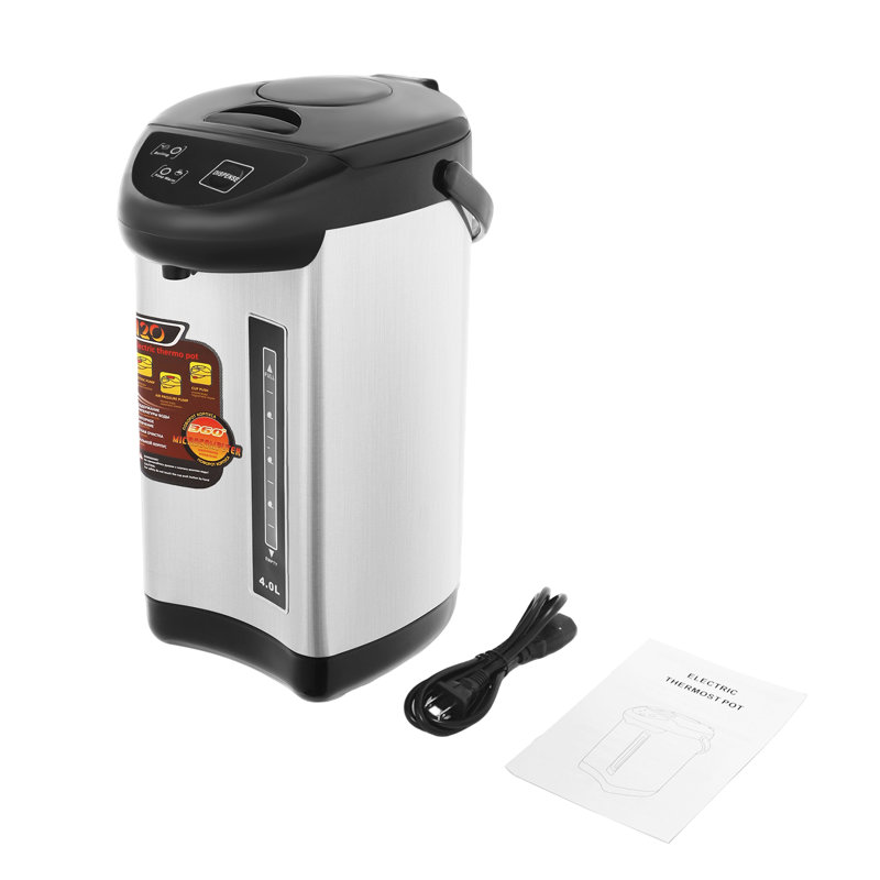 Bouilloires électriques 4L en acier inoxydable