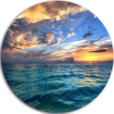 " Exotic Tropical Beach At Sunset "