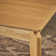 Table de salle à manger en bois d'hévéa