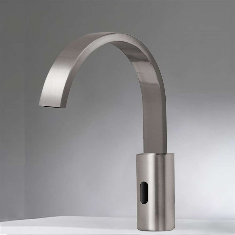 Commercial Brushed Nickel Touchless Automatic Sensor Faucet