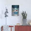 Art mural en métal luxueux «Skating On The Pond» par C Munro, 16 po x 24 po-114970567