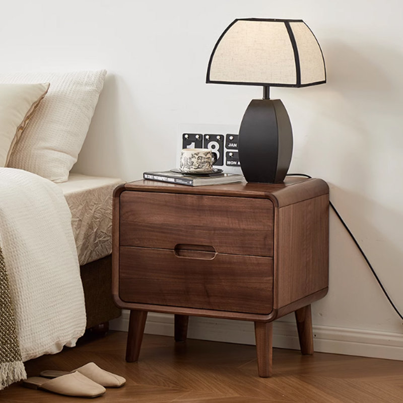 Armoire de rangement à deux tiroirs pour chambre simple moderne