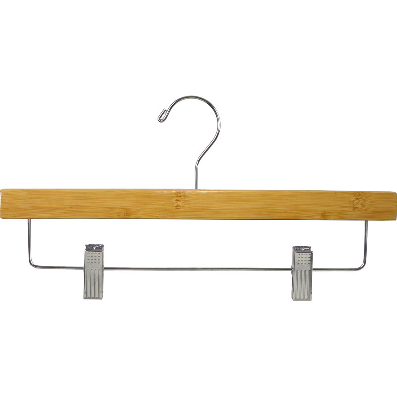 Wood Hangers With Clips for Skirt/Pants