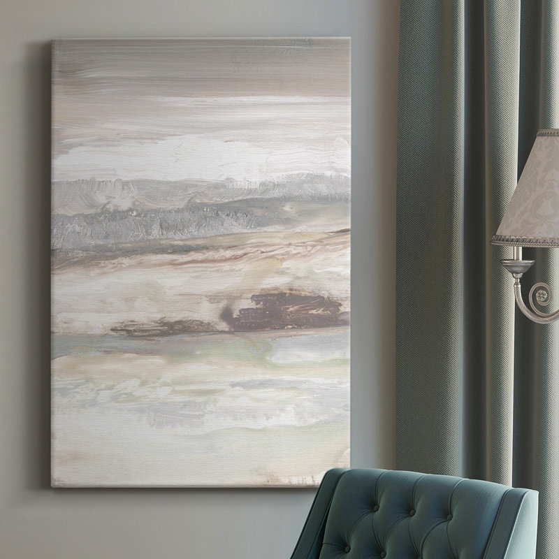 Neautral - ciel du mois de septembre - peinture sur toile tendue, L 16 po x H 27 po