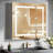 Hilvert Recessed or Surface Mount LED Lighted Medicine Cabinet with Mirror & 2 Adjustable Shelves, Dimmable-137796225