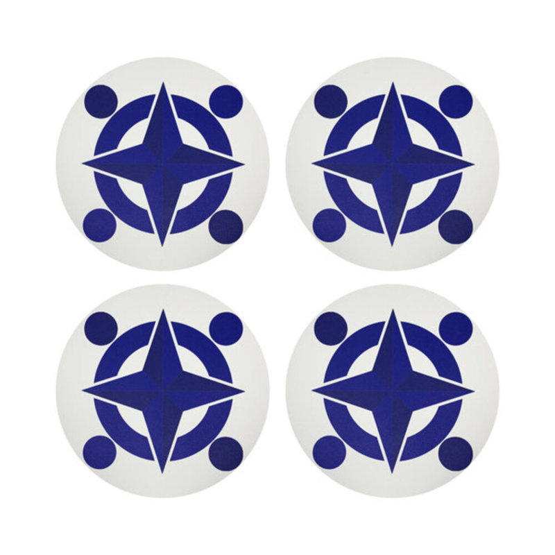 Constellations Compass Pebble 16" Vinyl Placemat