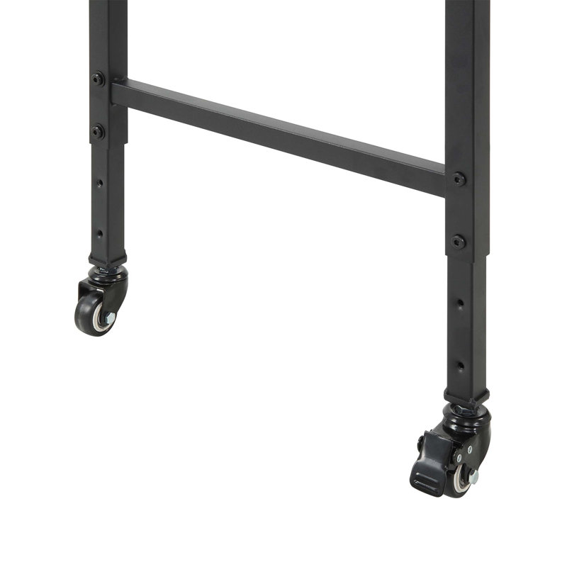Adjustable Height Over The Bed Desk With Casters, Multipurpose Laptop And Breakfast Table For Maximum Comfort And Convenience
