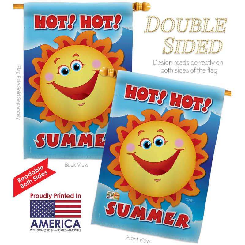 Drapeau de maison Hot Summer