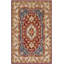 Tapis oriental rouge / beige en laine / coton touffeté à la main Antiquity-26608903