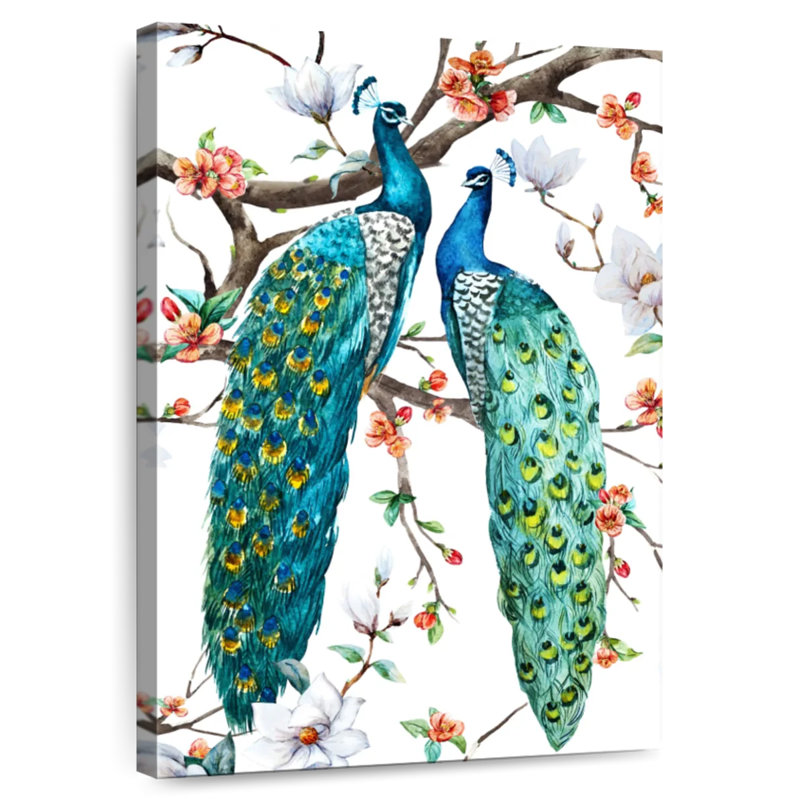 Brampt Paradise Birds I, H 12 po x l 8 po