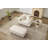 42" Corduroy Armchair With Ottoman For Living Room-2107152817