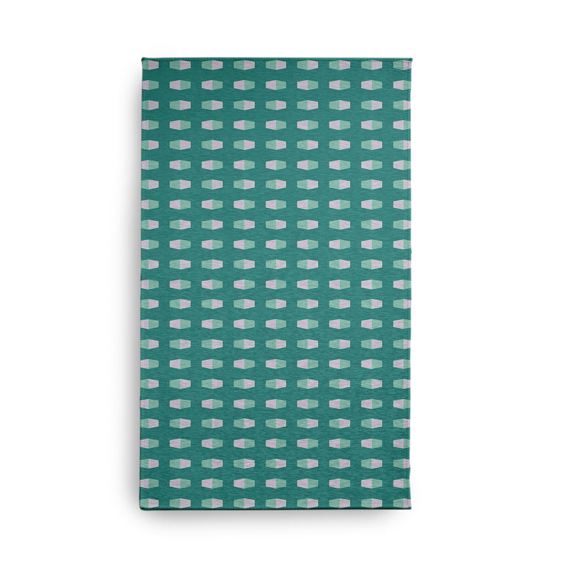 Tapis intérieur / extérieur rectangulaire 1 pi 6 po x 2 pi 6 po avec envers antidérapant