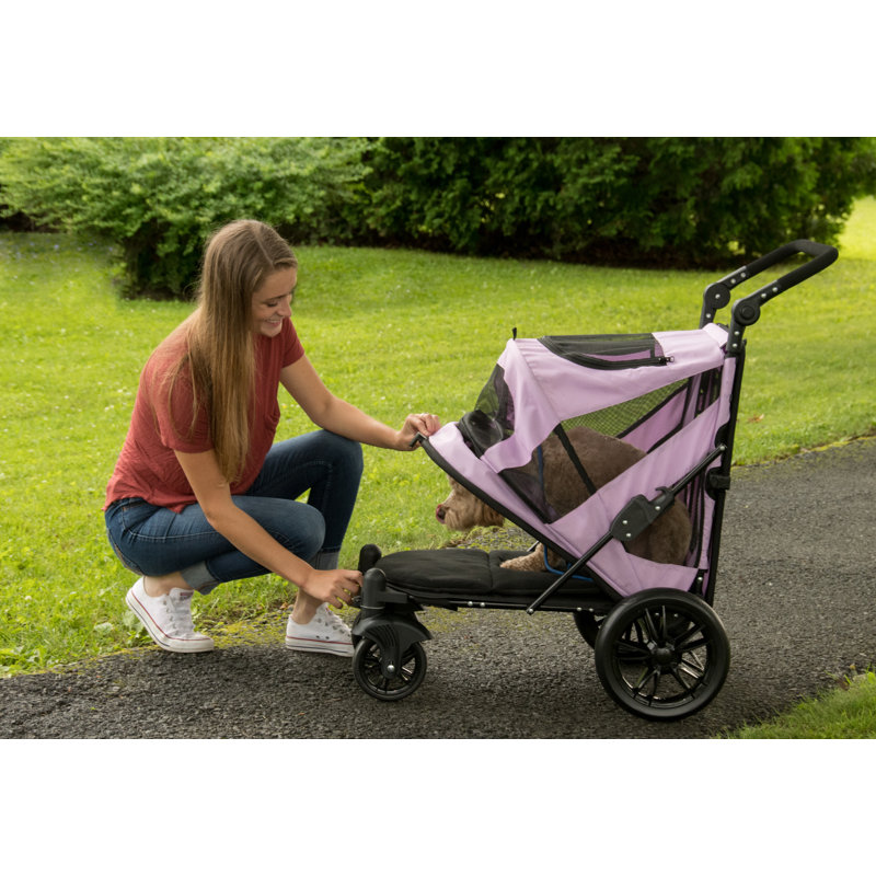 Poussette standard pliante, Lilas
