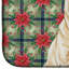 Tapis de vaisselle Shar Pei Christmas PoinsettIas