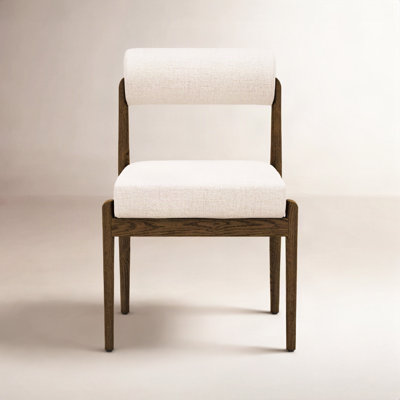 Nonie Nonie Genuine Leather Upholstered Back Side Chair Dining Chair