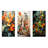 Cubist Horticultural Garden - Flowers Metal Prints Set Of 3-421988958