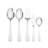 Pfaltzgraff Everyday Simplicity 53-Piece Stainless Steel Flatware Set, Service for 8