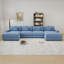 Canapé modulaire rembourré Forbestown 6 pièces-368485775