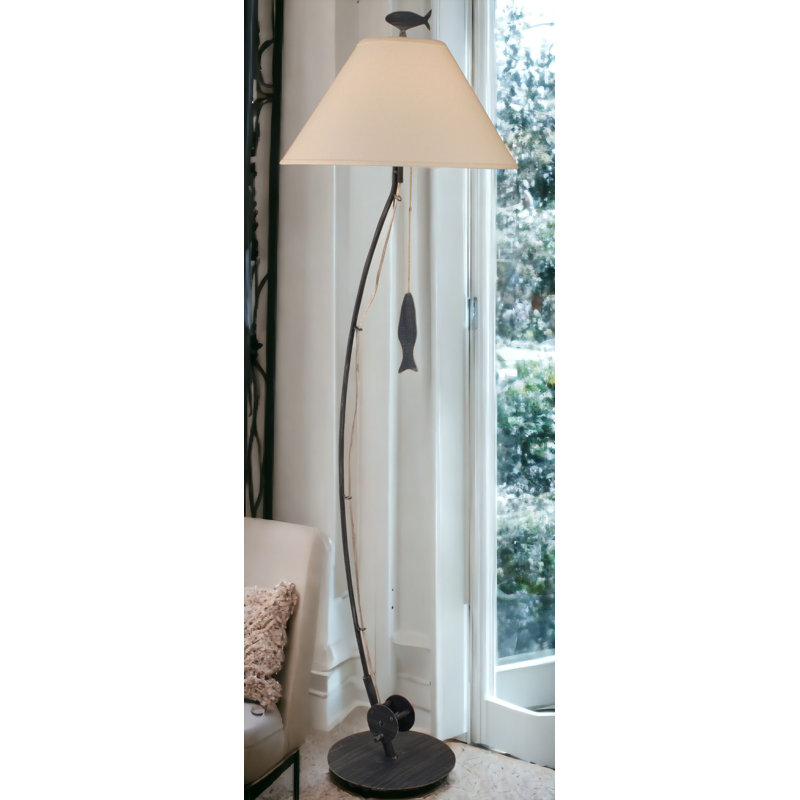 Armijo 62'' Black Traditional Floor Lamp
